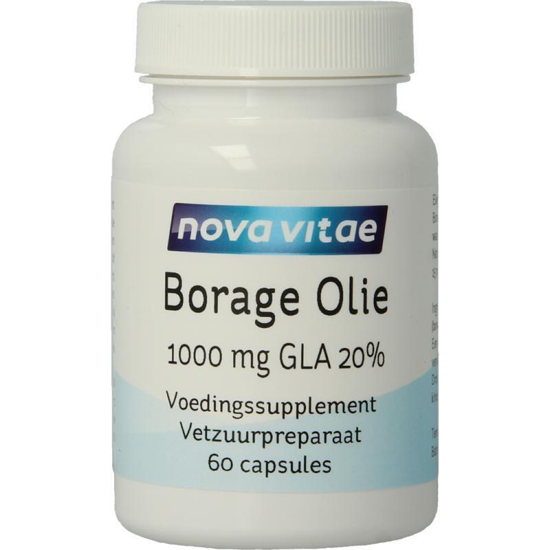 Nova Vitae Borage olie 1000mg gla 20% 60ca