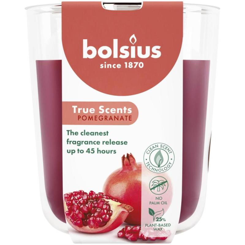Bolsius True scents granaatappel geurkaars