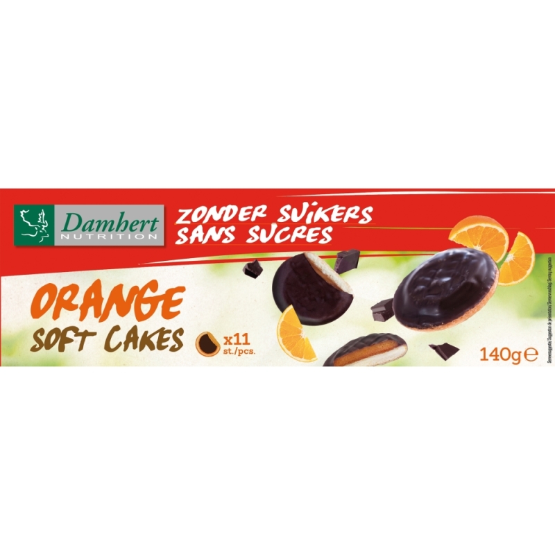 Damhert Soft cakes z suiker 140G