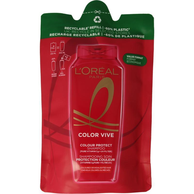 Elvive Shampoo color vive navulling 250ml