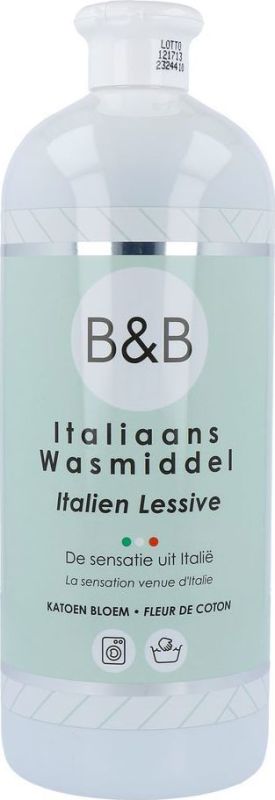 b&b italiaans waspar B&b italiaans wasmiddel katoen 1lt