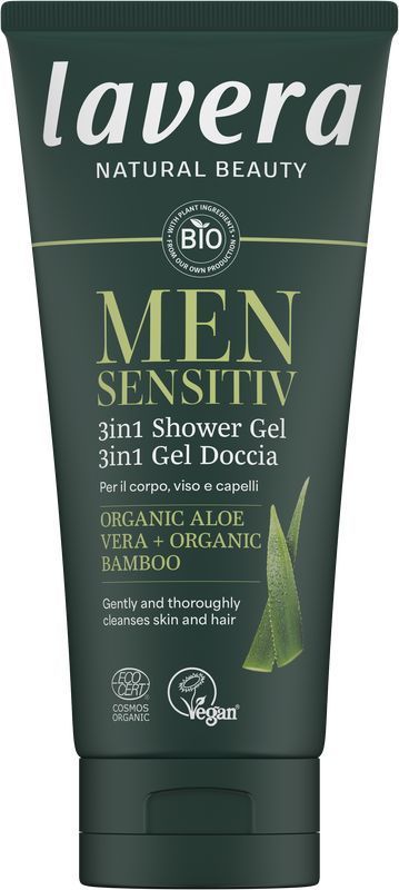Lavera Men sensitiv 3-in-1 shower gel bio 200ml