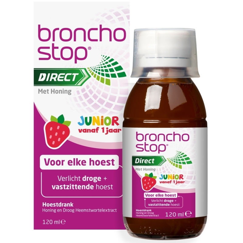 Bronchostop Direct junior met honing 120ml