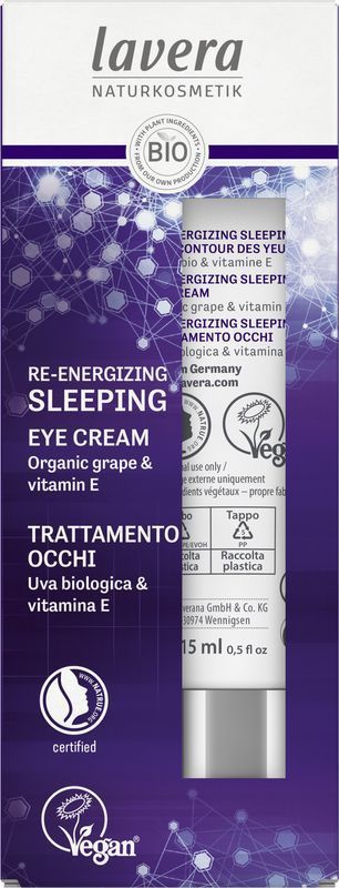 Lavera Re-energizing sleeping eye cream bio 15ml
