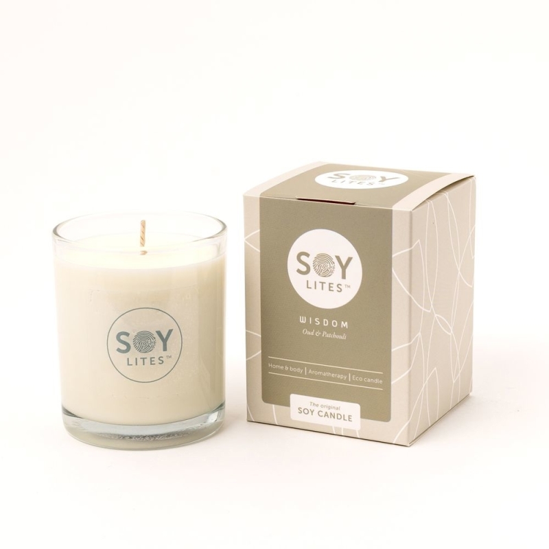 soylites Soja geurkaars wisdom 220ml
