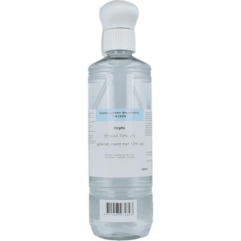 Orphi Alcohol ethanol 70% spray 500ml