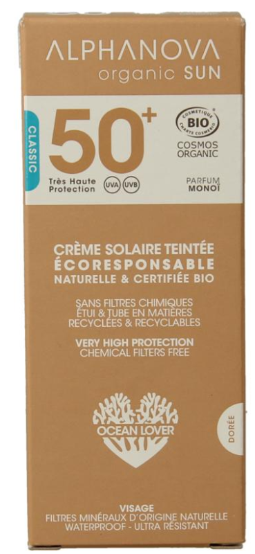 Alphanova Sun Face organic spf 50+ 50 Gram