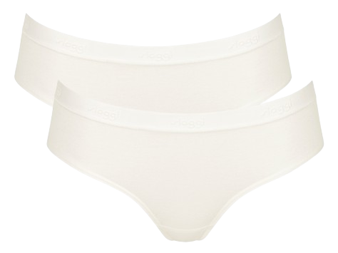 Sloggi Go casual dames hipster 2 pack silk white maat xl
