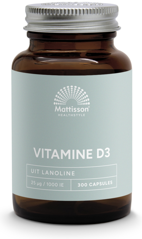 Mattisson Absolute vitamine d3 25mcg / 1.000 iu 300tab