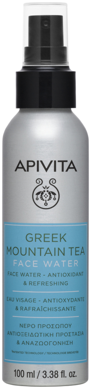 Apivita Greek mountain tea face water 100 ml