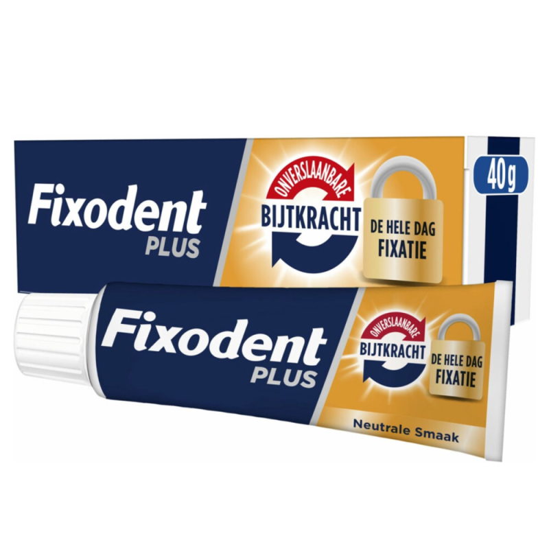 Fixodent Kleefpasta plus dual power 40 gram