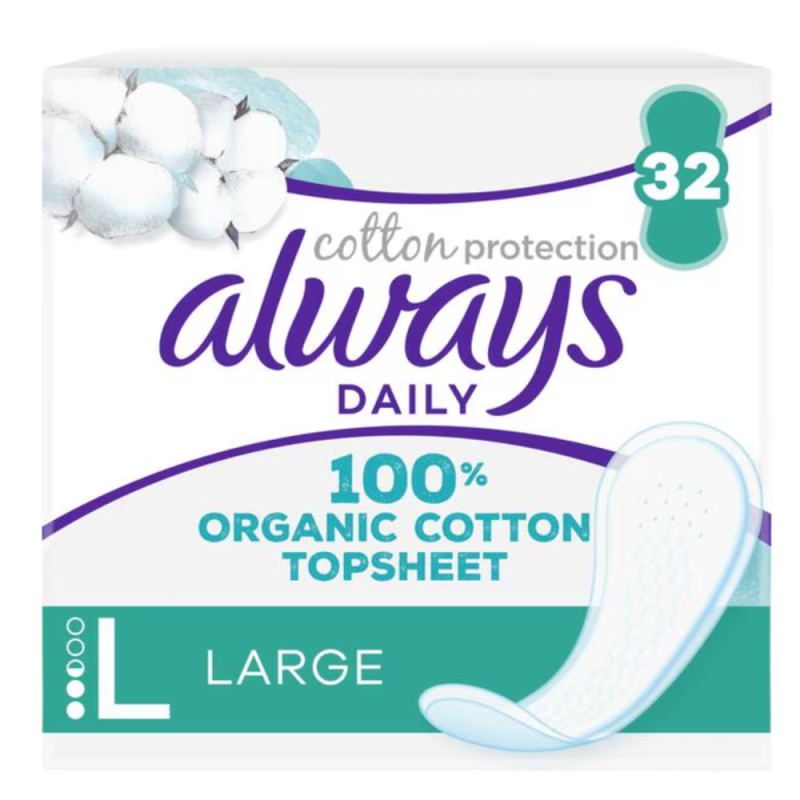 Always Cotton protection inlegkruisjes large 32st