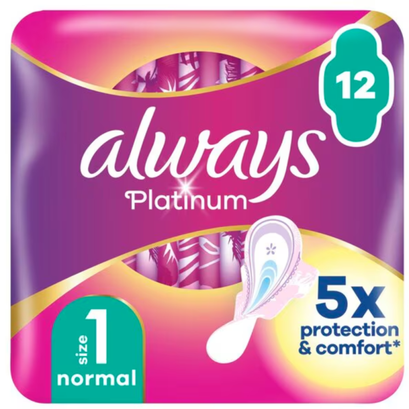 Always Maandverband platinum ultra normal 12 stuks