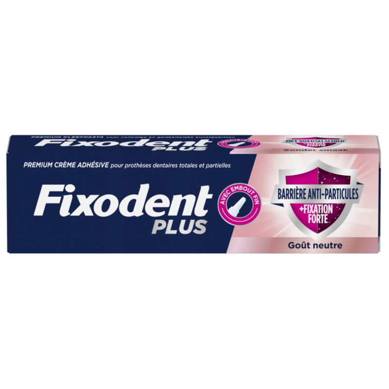 Fixodent Plus kleefpasta voedselresten 40 gr