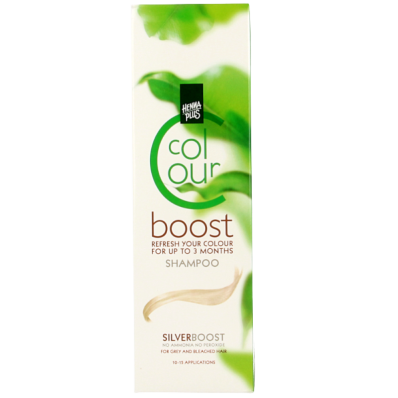 Hennaplus Kleurshampoo colour boost silver 200 ml