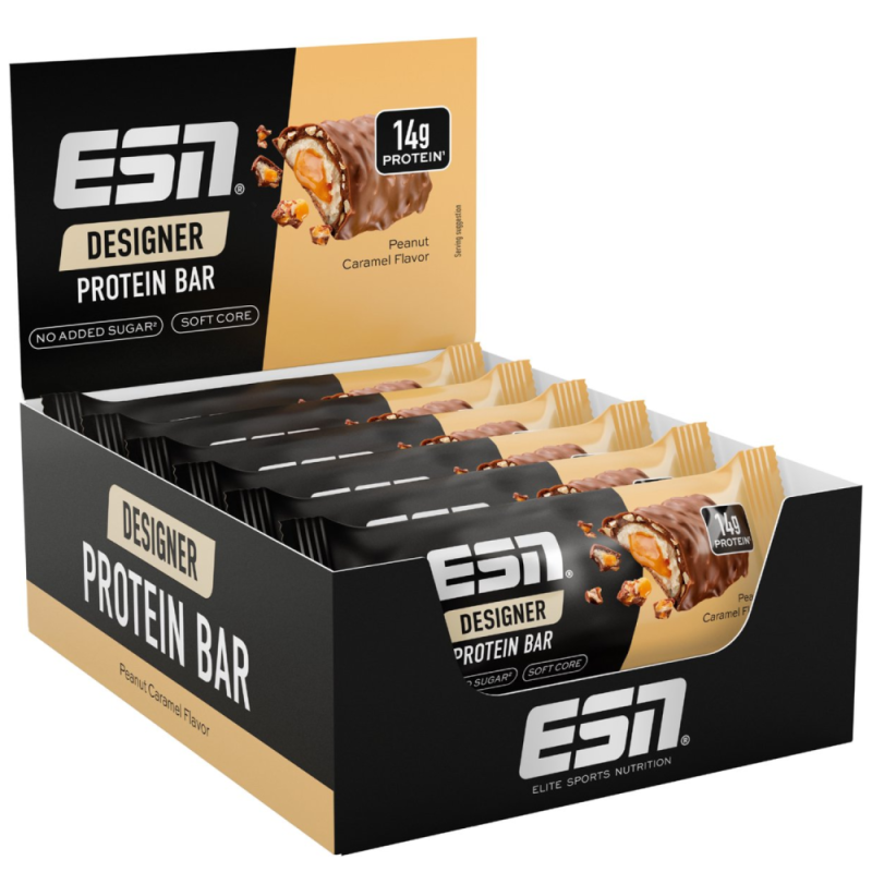 Esn Peanut caramel bar 45 gram 12 stuks