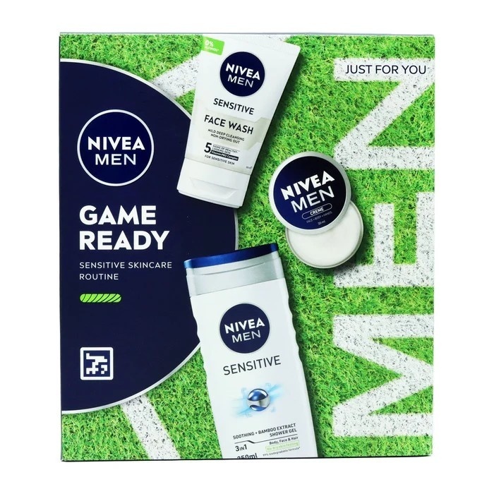 Nivea Gvph men sensitive game ready douche set