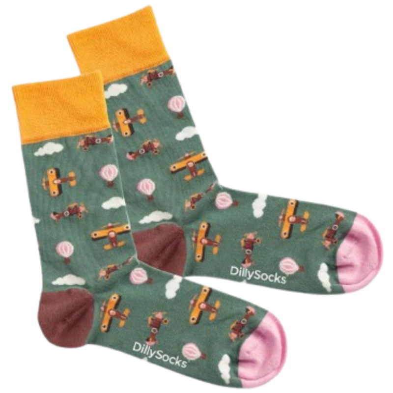 Dilly Socks Flying circus sock 41-46