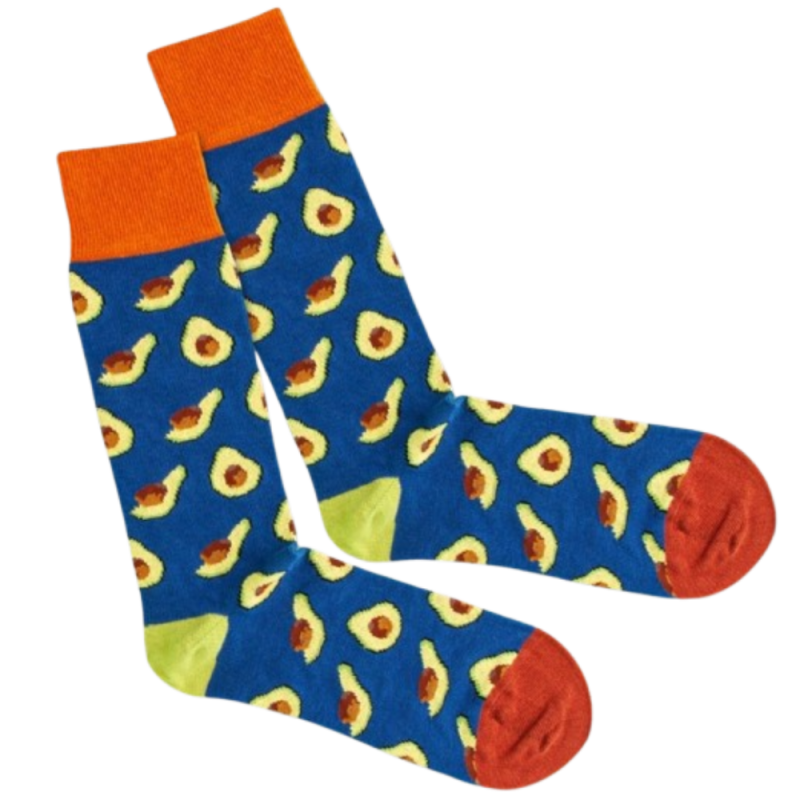 Dilly Socks Avocado sky sock 41-46