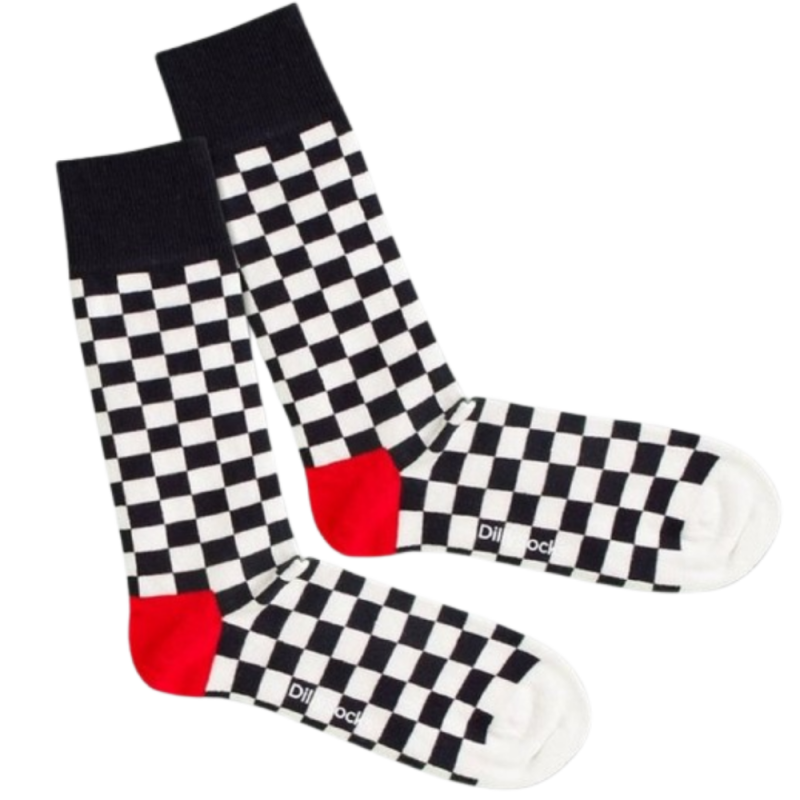 Dilly Socks Chess and check sock 41-46