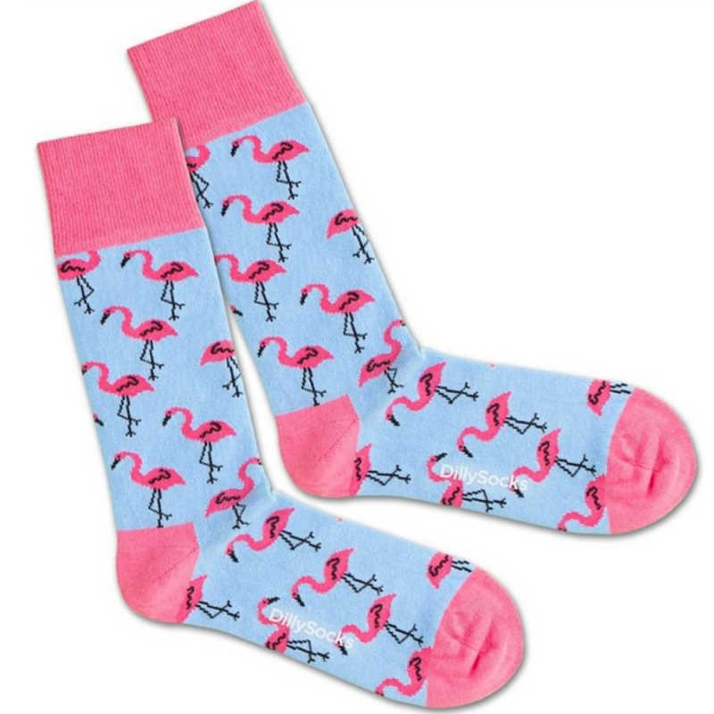 Dilly Socks Flamingo sky sock 36-40