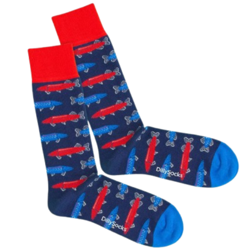 Dilly Socks Gone fishing sock 41-46