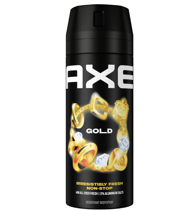 Axe Gold body spray deodorant 150ml