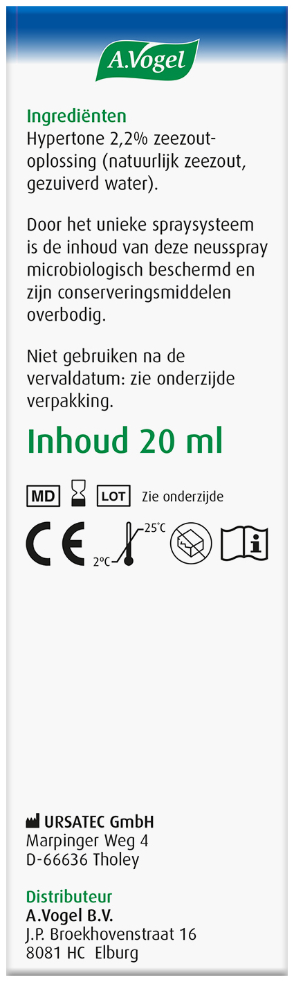 A.Vogel Cinuforce sterk neusspray 20ml