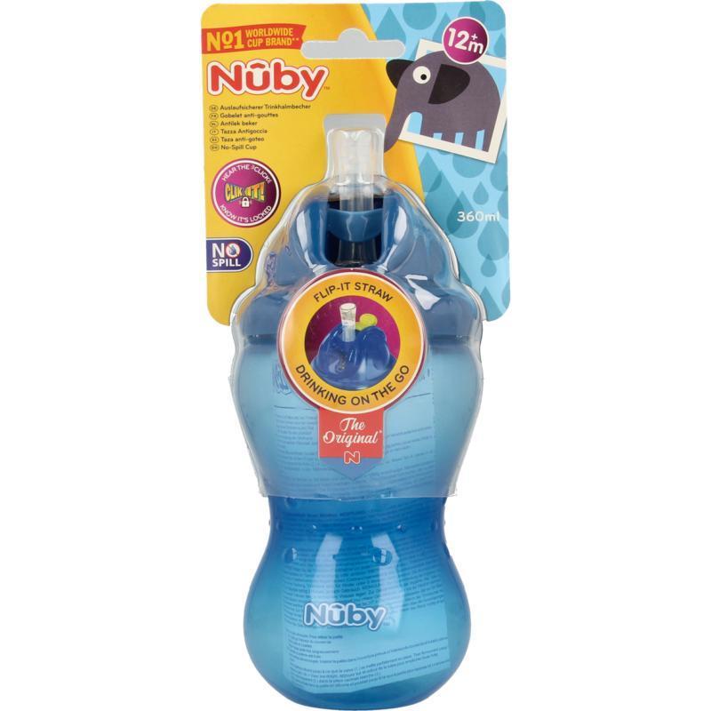 Nûby Nûby Flip It 12 Maand+ Blauw 360 ML