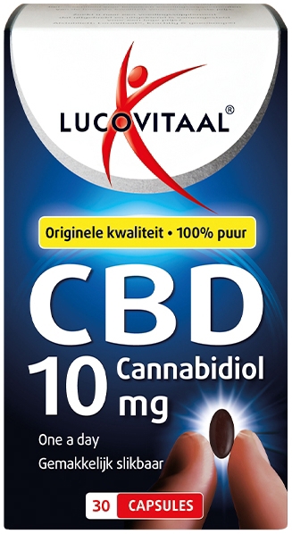 Lucovitaal CBD Cannabidiol 10mg 30 capsules
