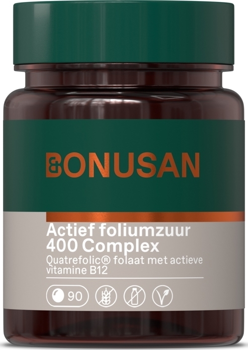 Foliumzuur Actief 400 Complex 90 Tabletten
