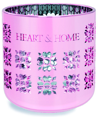 Theelichthouder Metallic Roze 1st