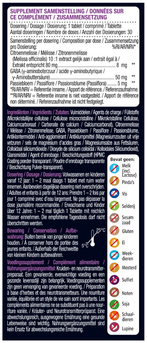 Lucovitaal Rust Balans 30 tabletten