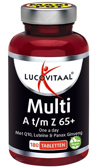 Multivitaminen A-Z 65+ 180tb