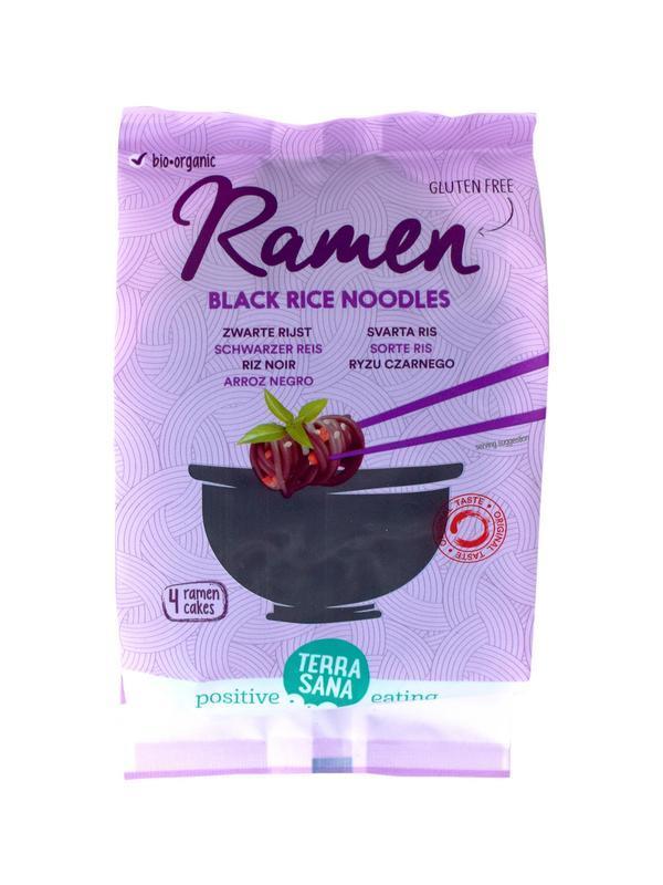TerraSana Ramen Zwarte Rijst Bio 280 G