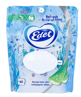 Vochtig toiletpapier aloe 40 stuks