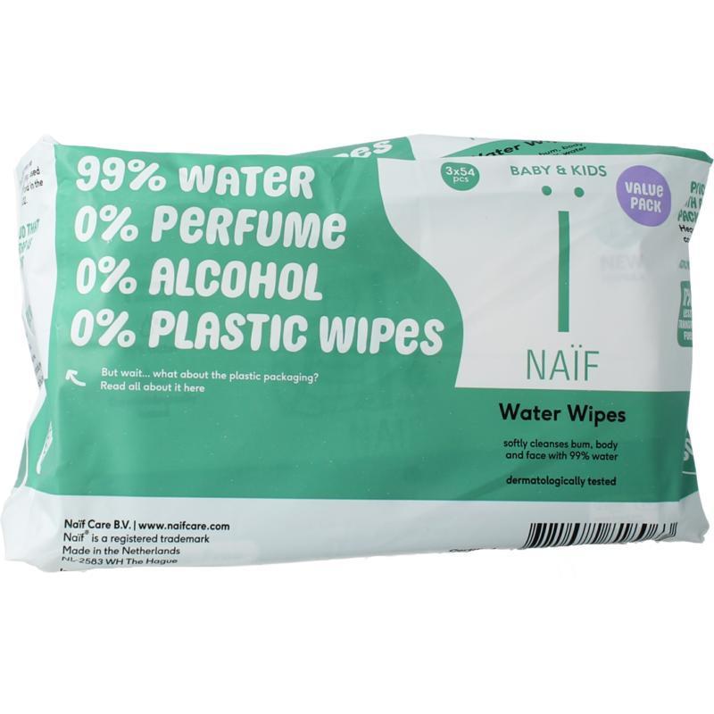 Naif Baby water wipes 3-pack 3st