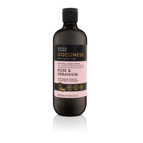 Body wash goodness rose & geranium 500ML