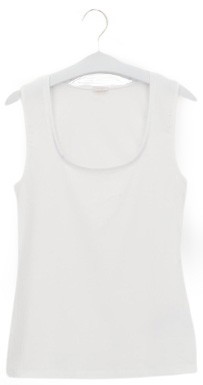 Oroblu Dames Perfect Line Cotton Tank Top White