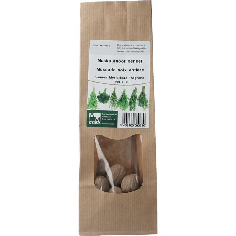 Muskaatnoot geheel 100g