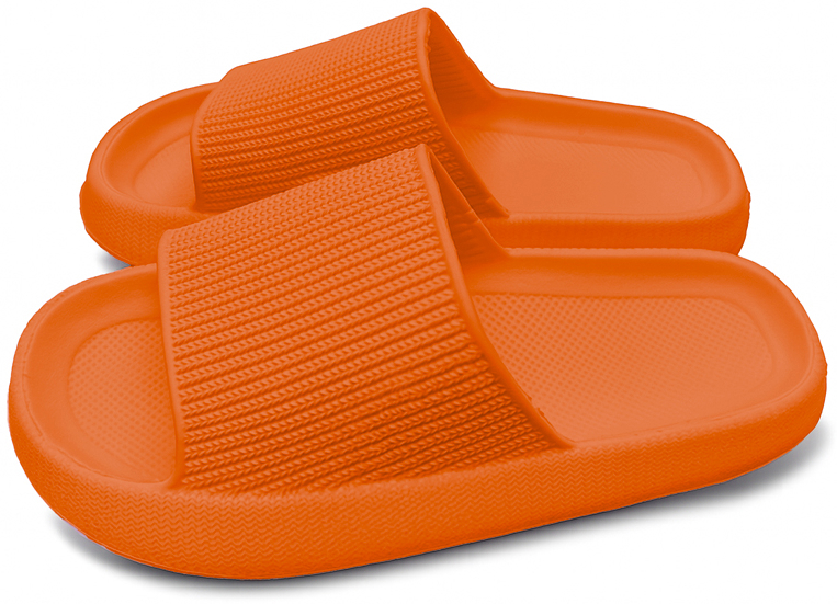 Lucovitaal Zomer Badslippers Oranje maat 35-36 1 Paar