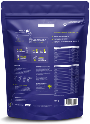Vitakruid Clear Whey Isolate Pink Lemonade 750 Gram