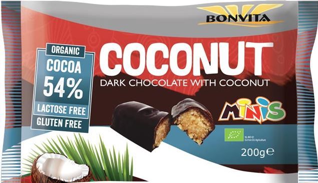Bonbarr choco cocos puur mini 200 gram