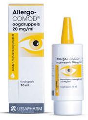Comod Oogdruppels 20mg 10ml