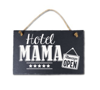 Leisteen Bord Hotel Mama 1 stuk