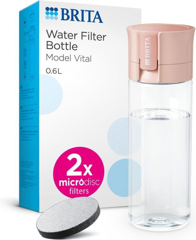 Waterfles vital apricot 1st