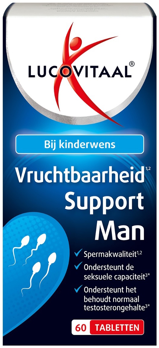 Lucovitaal Vruchtbaarheid Support Man 60 Tabletten