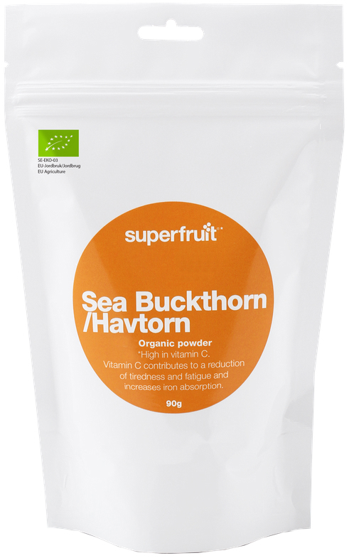 Superfruit Duindoorn/Havedoorn Poeder Biologisch 90 gram