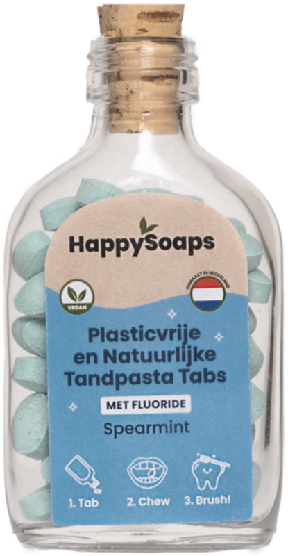 Tandpasta Tabs met Fluoride 62 tabletten