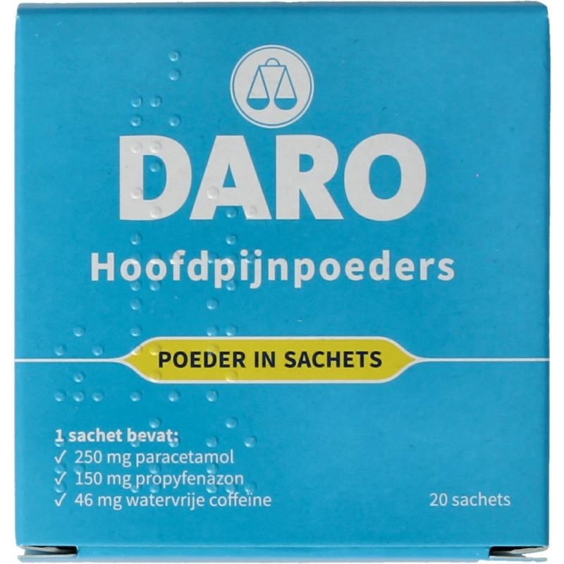 Hoofdpijnpoeders 20st